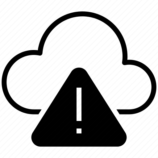 Cloud, computing, storage, alert, warning, information, data icon - Download on Iconfinder