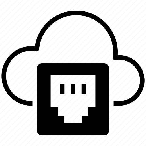 Cloud, computing, ethernet, network, port, connection, socket icon - Download on Iconfinder