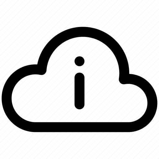 Cloud, computing, information, info icon - Download on Iconfinder