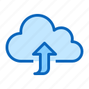 arrow, cloud, computing, data, technology, upload