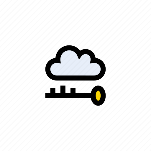 Cloud, key, lock, protection, safety icon - Download on Iconfinder