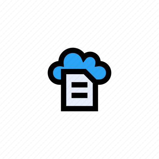 Cloud, document, file, server, storage icon - Download on Iconfinder