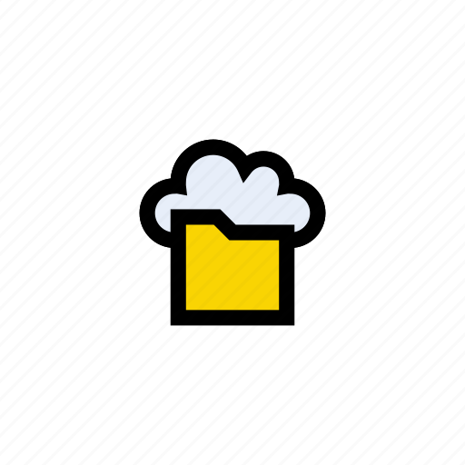 Cloud, files, folder, server, storage icon - Download on Iconfinder