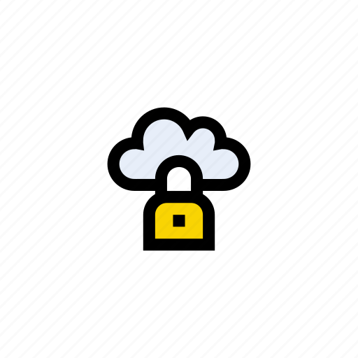 Cloud, lock, protection, security, server icon - Download on Iconfinder