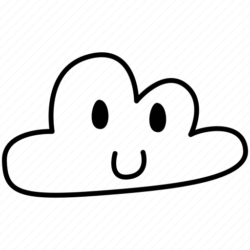 Cloud, emoji, emoticon, smile icon - Download on Iconfinder