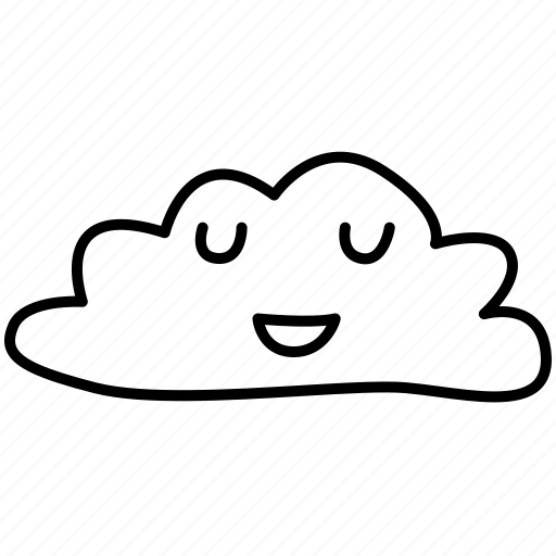 Cloud, emoji, emoticon, smile icon - Download on Iconfinder