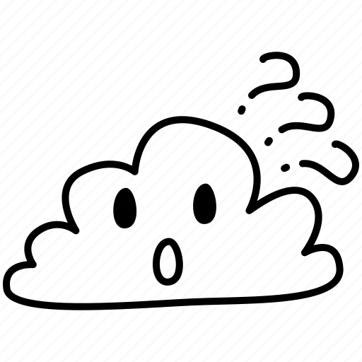 Cloud, emoji, emoticon icon - Download on Iconfinder