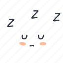 sleep, sleeping, cloud, emoji, emoticon