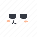 handsome, cool, cloud, emoji, emoticon