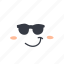 awesome, cloud, smile, emoticon 