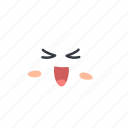happy, cloud, emoji, emoticon