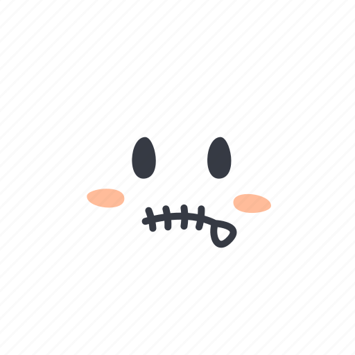 Cloud, emoji, emoticon, silent icon - Download on Iconfinder
