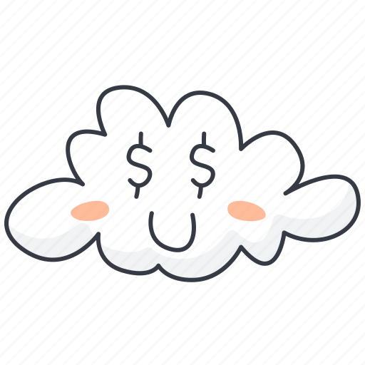 Cloud, emoji, money, smile icon - Download on Iconfinder