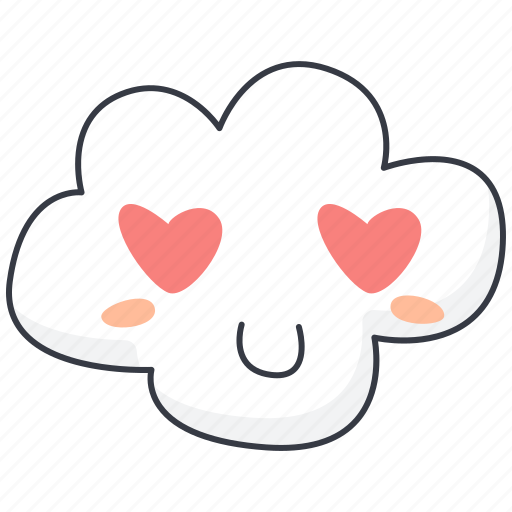 Love, heart, cloud, emoji icon - Download on Iconfinder