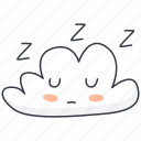 sleep, sleeping, cloud, emoji