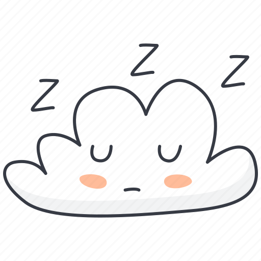 Sleep, sleeping, cloud, emoji icon - Download on Iconfinder