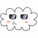 cool, handsome, cloud, emoji
