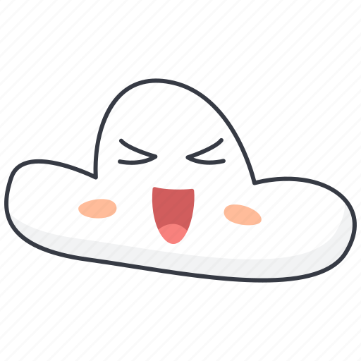 Cloud, emoji, happy icon - Download on Iconfinder