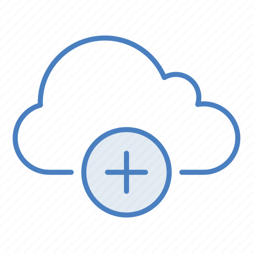 Add, add-on, cloud, hosting, network, plus, server icon - Download on Iconfinder