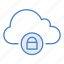 cloud, hosting, lock, network, secure, security, server 