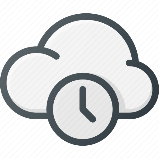 Cloud, computing, time, timeout icon - Download on Iconfinder