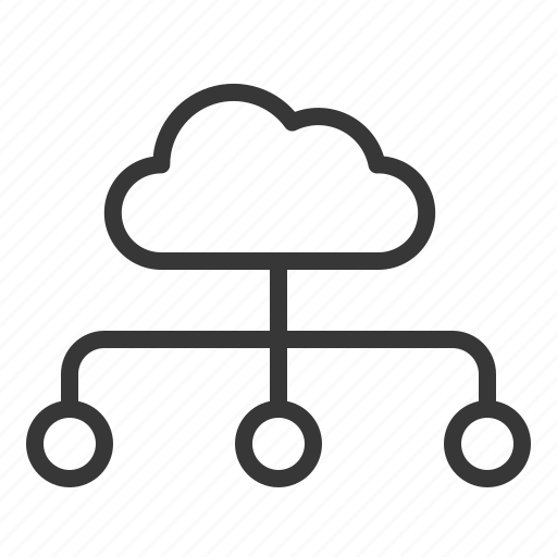 Cloud, cloud computing, connection, data, network, storage icon - Download on Iconfinder