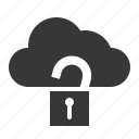 cloud, data, secure, storage, unlock