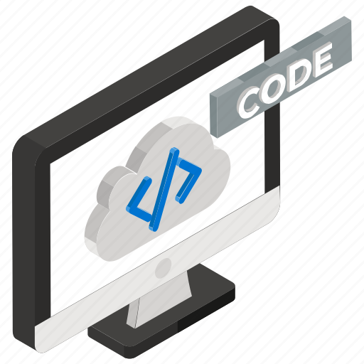 Cloud code, cloud computing, cloud development, cloud programming, cloud software icon - Download on Iconfinder