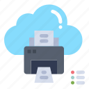 cloud, data, device, print, printer