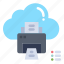 cloud, data, device, print, printer 