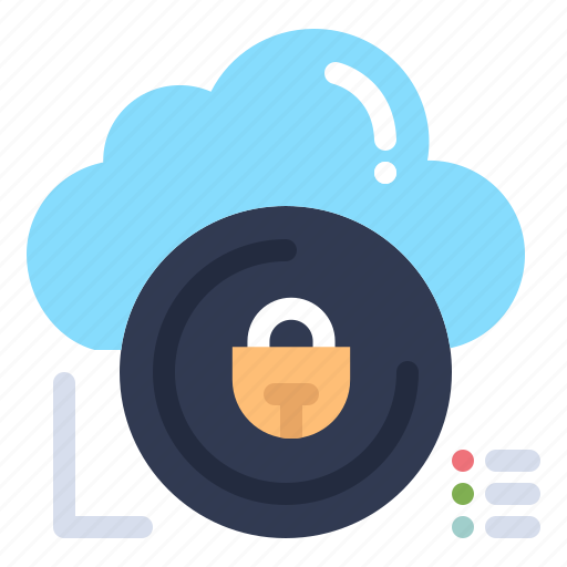 Cloud, data, lock, private, secure icon - Download on Iconfinder