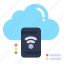 cloud, connected, data, mobile, wifi 
