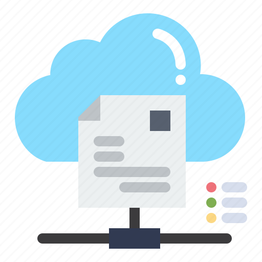 Cloud, document, file, online, sharing icon - Download on Iconfinder