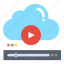 cloud, file, online, player, video 