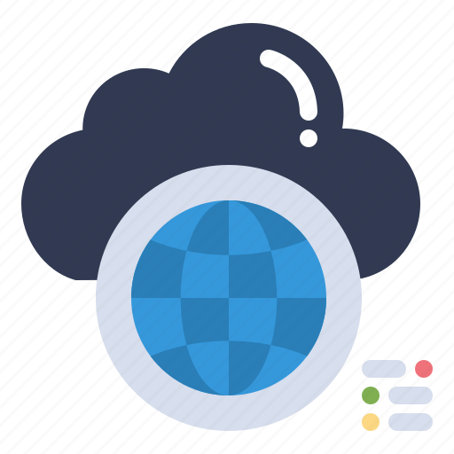 Cloud, computing, data, globe, world icon - Download on Iconfinder