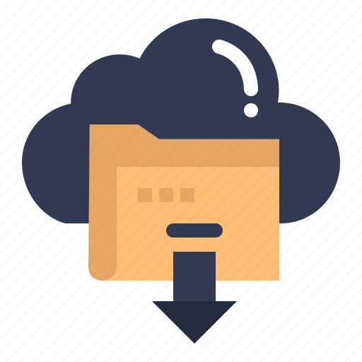 Arrow, cloud, computing, down, download icon - Download on Iconfinder