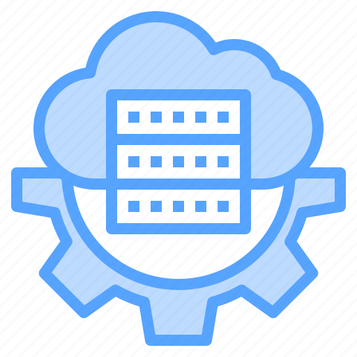 Cloud, computing, configuration, gear, tool icon - Download on Iconfinder