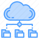 cloud, computing, folder, network, share