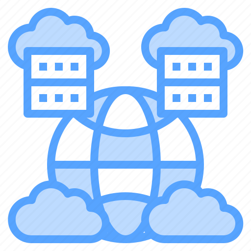 Cloud, database, global, server, worldwide icon - Download on Iconfinder
