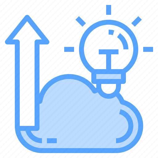 Arrow, cloud, creative, idea, server icon - Download on Iconfinder