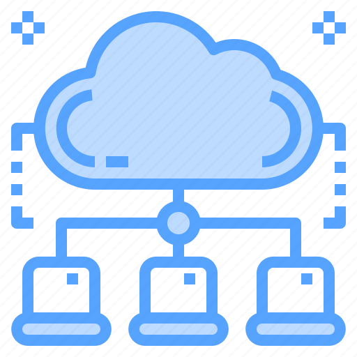 Cloud, computing, laptop, network, share icon - Download on Iconfinder
