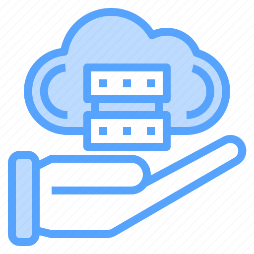 Cloud, hand, protect, safety, server icon - Download on Iconfinder