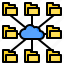 cloud, communication, computing, folder, storage 