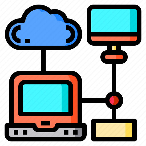 Cloud, computer, connection, laptop, network icon - Download on Iconfinder