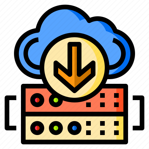 Cloud, computing, database, download, server icon - Download on Iconfinder