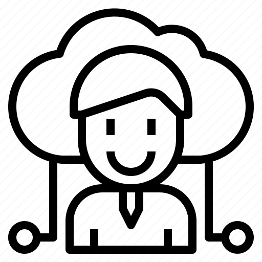 Cloud, human, man, mind, thinking icon - Download on Iconfinder