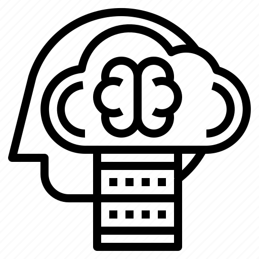 Brain, cloud, human, mind, server, thinking icon - Download on Iconfinder