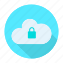 cloud, lock, secure, security 