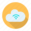 cloud, rss, signal, wifi
