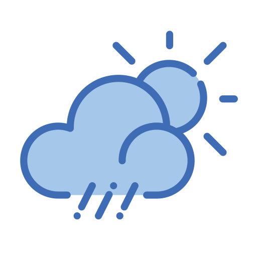 Cloud, expand, weather, forecast, heavy rain, rain, sun icon - Free download